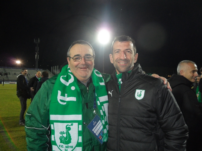 FC Sète 34 / LOSC - 22/01/2019  Jacques Colicchio et Christophe Rouve