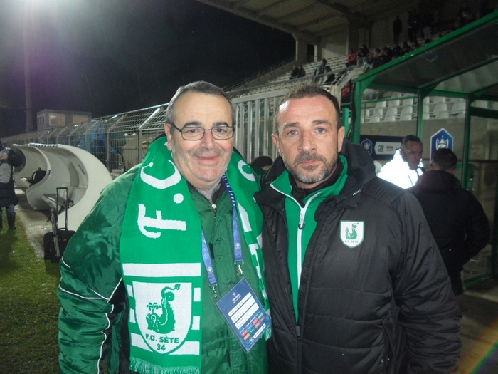 FC Sète 34 / LOSC - 22/01/2019  Jacques Colicchio et Nicolas Guibal
