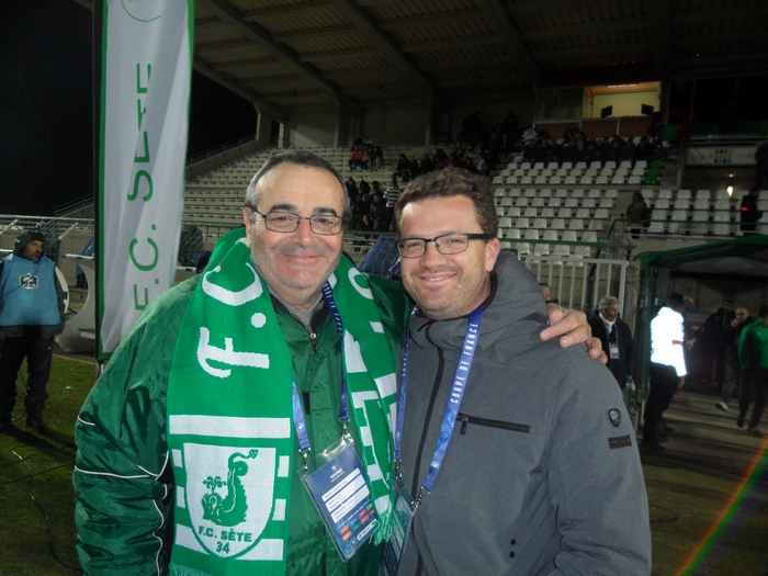 FC Sète 34 / LOSC - 22/01/2019  Jacques Colicchio et Julien Landry