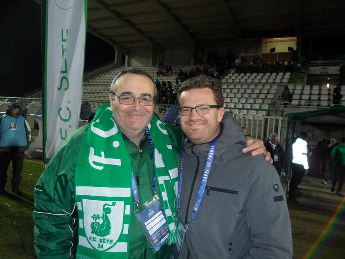FC Sète 34 / LOSC - 22/01/2019  Jacques Colicchio et Julien Landry